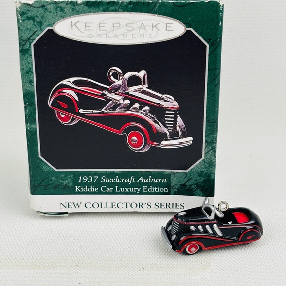 Hallmark Other - Hallmark 1937 Steelcraft Auburn Kiddie Car Die-Cast Miniature Ornament 1998